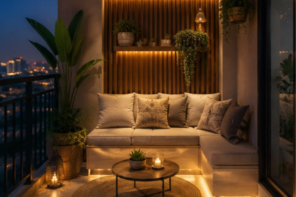 Best Balcony Design Ideas for Homes in Trivandrum